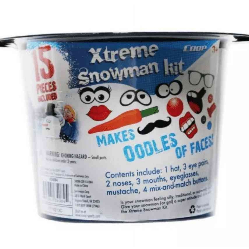 2 Pack - Xtreme Snowman Decorating Kits - 15 pcs - Brand New - RRR Misc